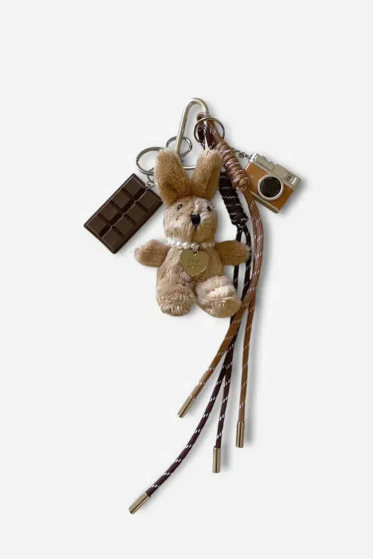 Bunny – Cute design – Bag charm-10174677582151-Ivory Ombre