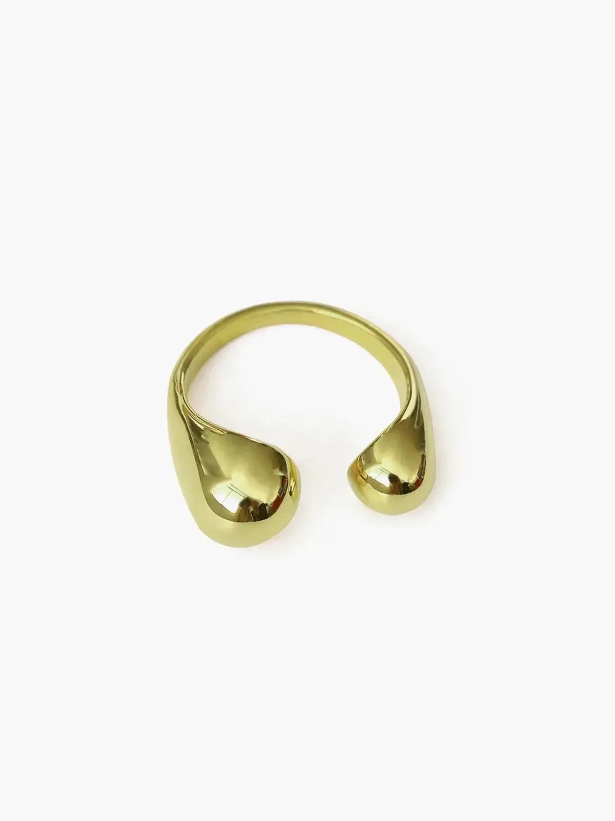 Noxara – Minimalist design – Gold-plated ring-10173353853255-Ivory Ombre