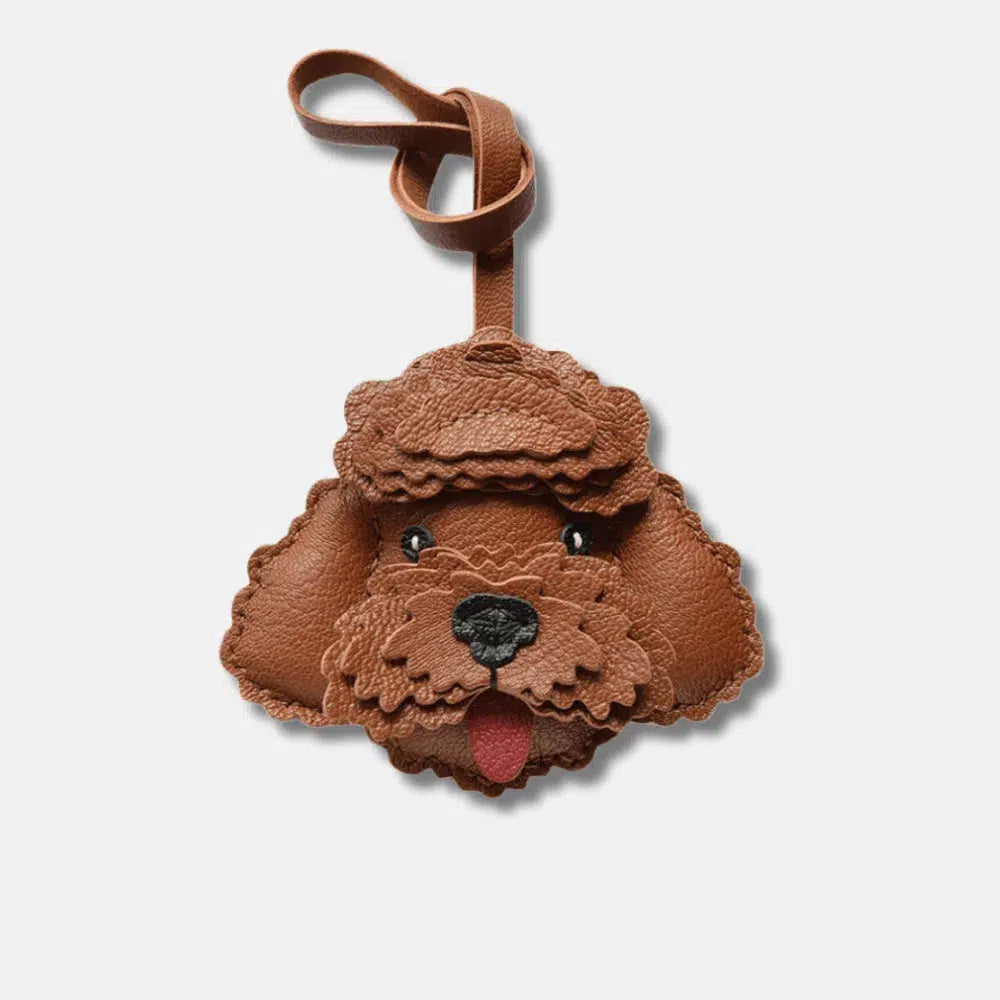 Poodle – Chic poodle design – Bag charm-10174672208199-Ivory Ombre