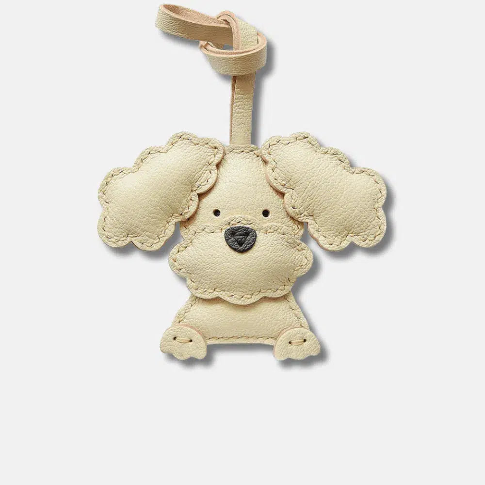 Poodle Puppy – Adorable design – Bag charm-10174681547079-Ivory Ombre