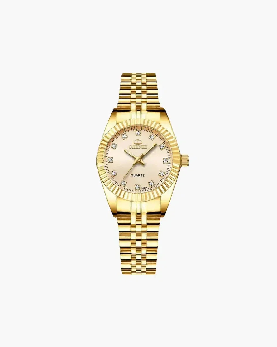 Undina – Delicate design – Golden watch-10173356835143-Ivory Ombre