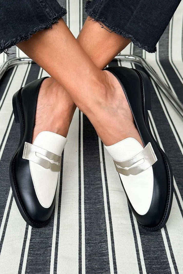 Abby - Monochrome Classic Loafers