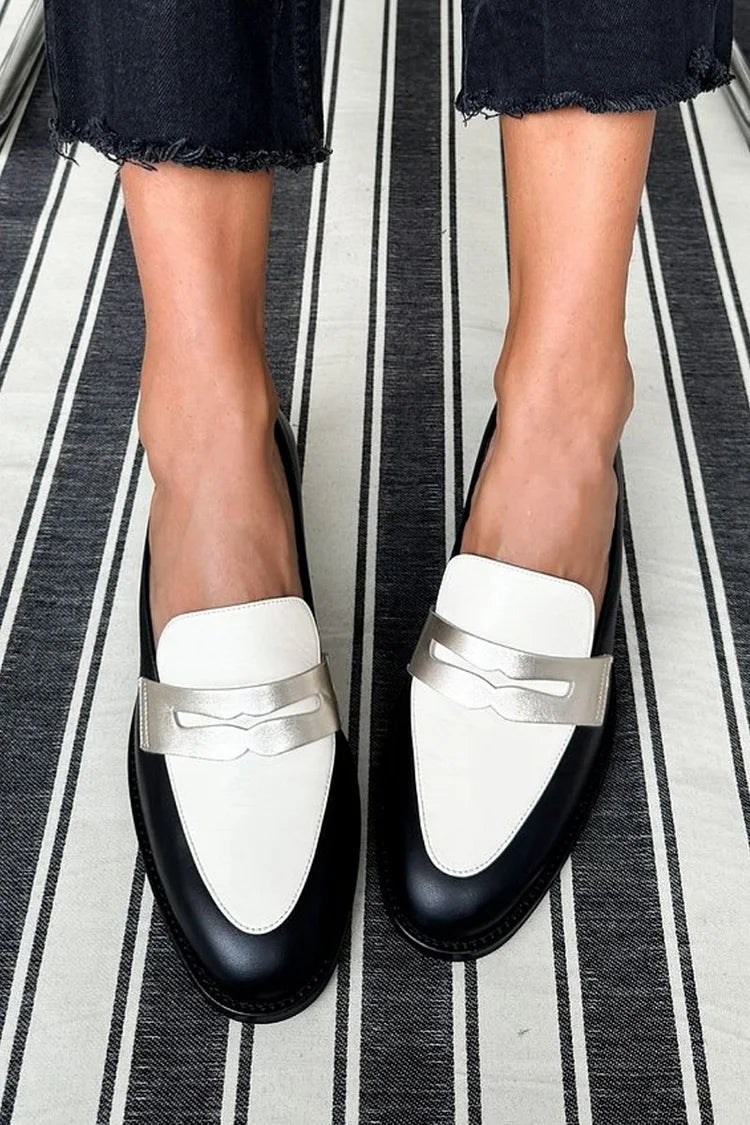 Abby - Monochrome Classic Loafers