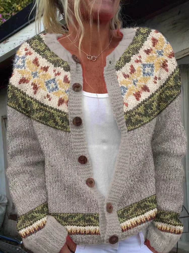 Autumn - Vintage Icelandic Cardigan