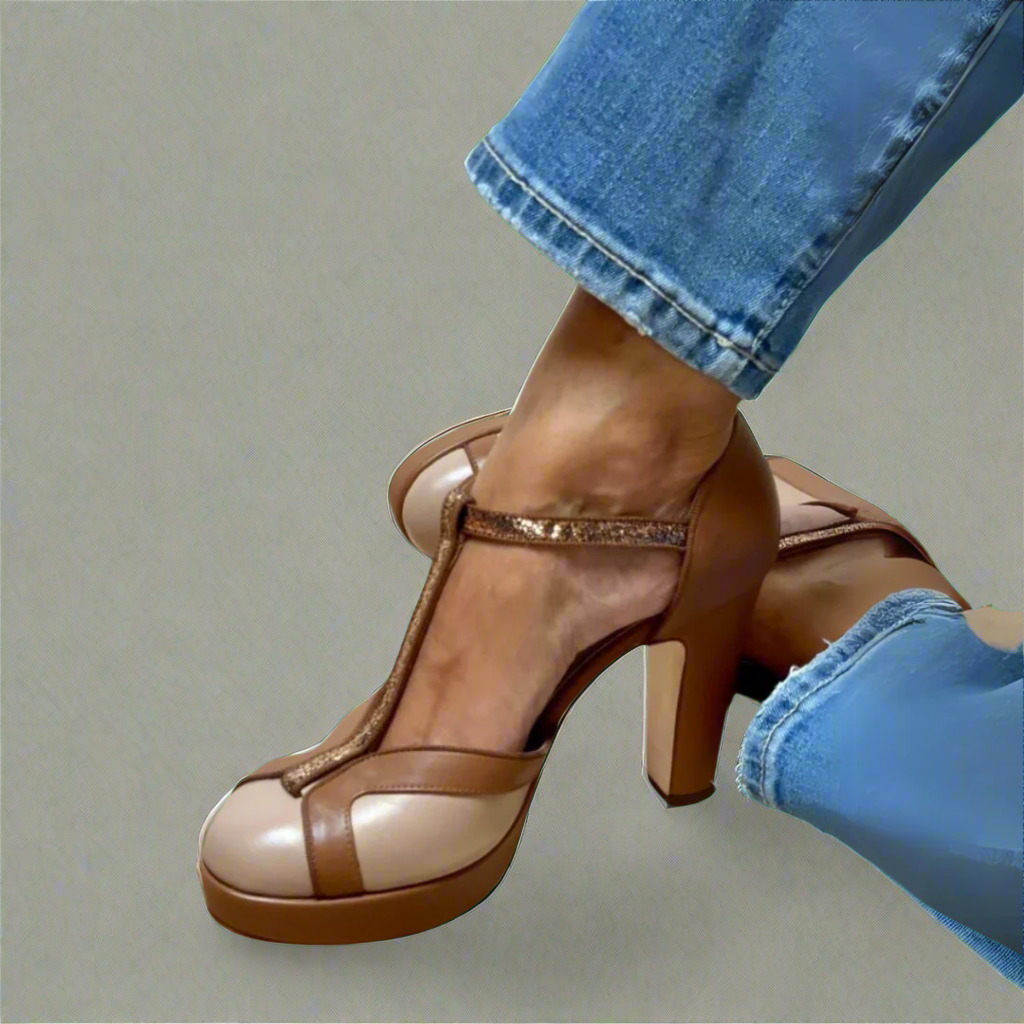 Criselmara - Elegant and comfortable heeled sandals