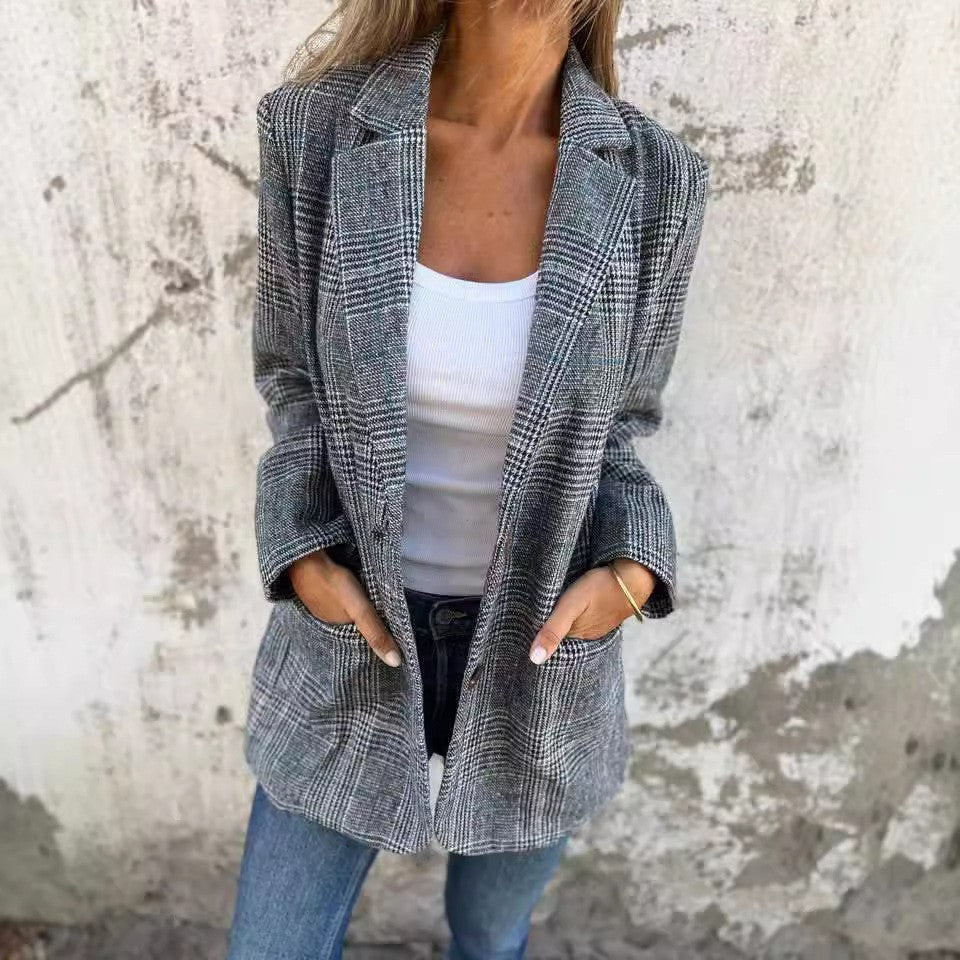 Dorothea - Classic Check Blazer