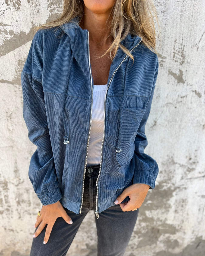 Harper - Women’s Corduroy Button-Up Jacket