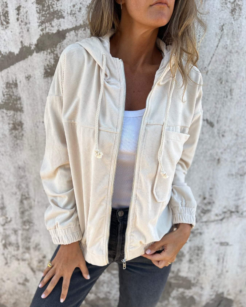 Harper - Women’s Corduroy Button-Up Jacket
