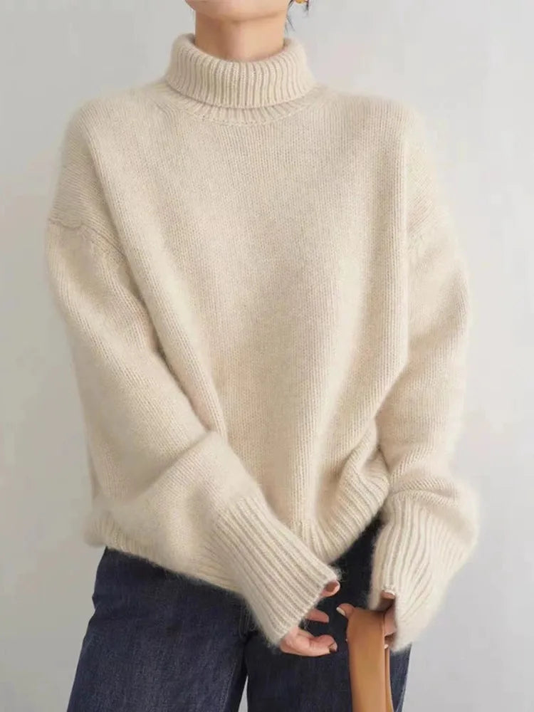 Isabella - High Collar Sweater