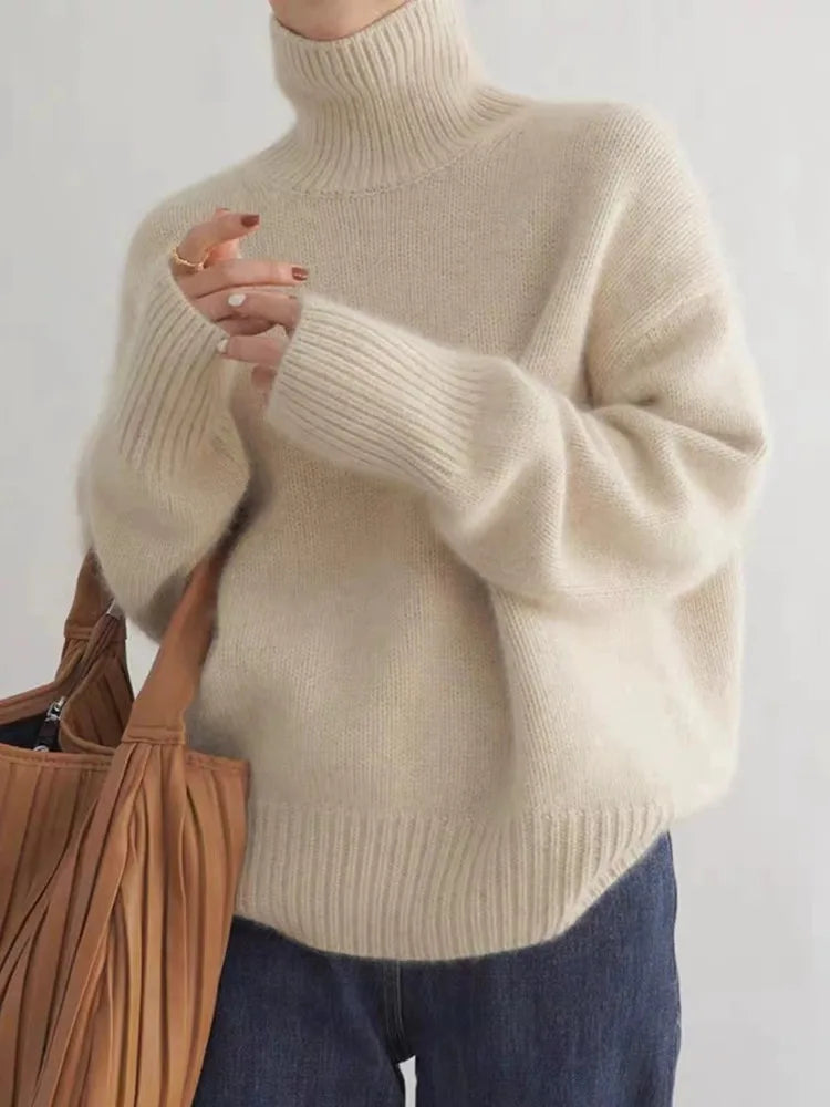 Isabella - High Collar Sweater