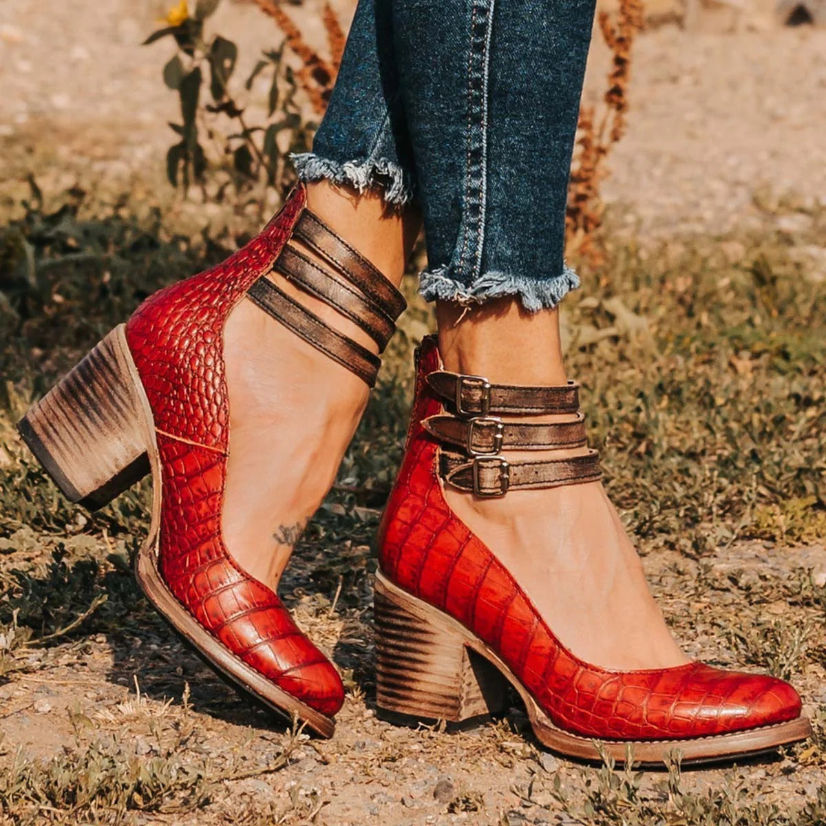 Izzy - Leather Pumps