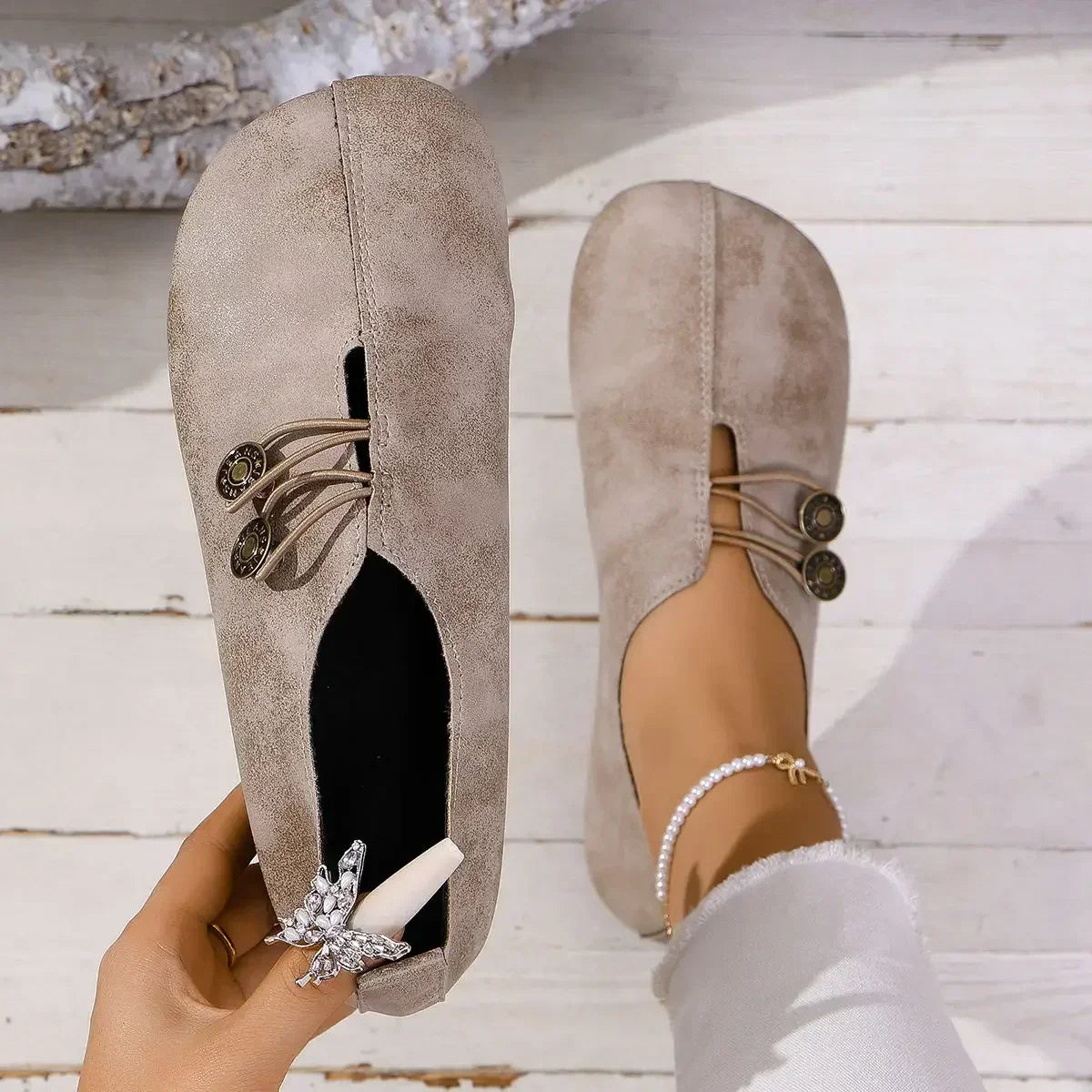 Jaimy - Soft Suede Women's Loafers