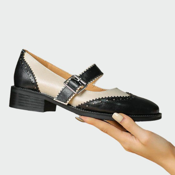 Serafina – Leather Mary Janes