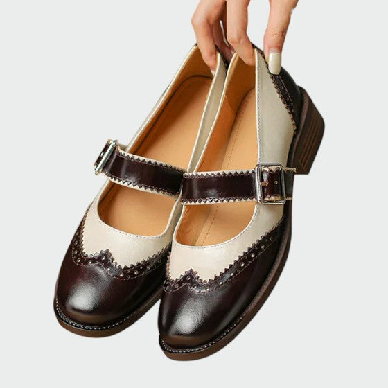 Serafina – Leather Mary Janes