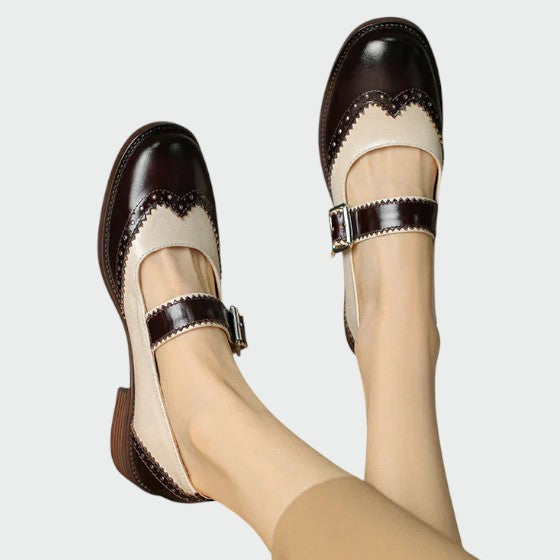 Serafina – Leather Mary Janes