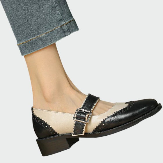 Serafina – Leather Mary Janes