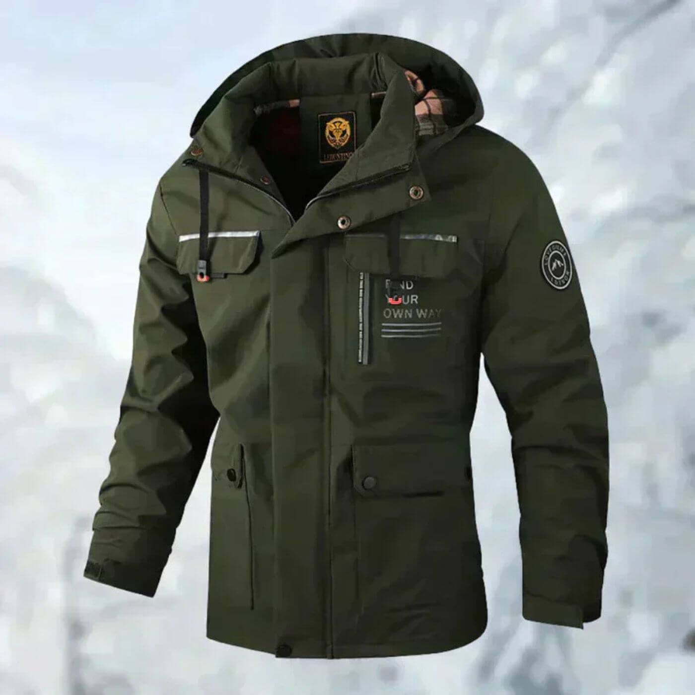 FYOW - Waterproof Men's Outdoor Jacket for Autumn & Winter