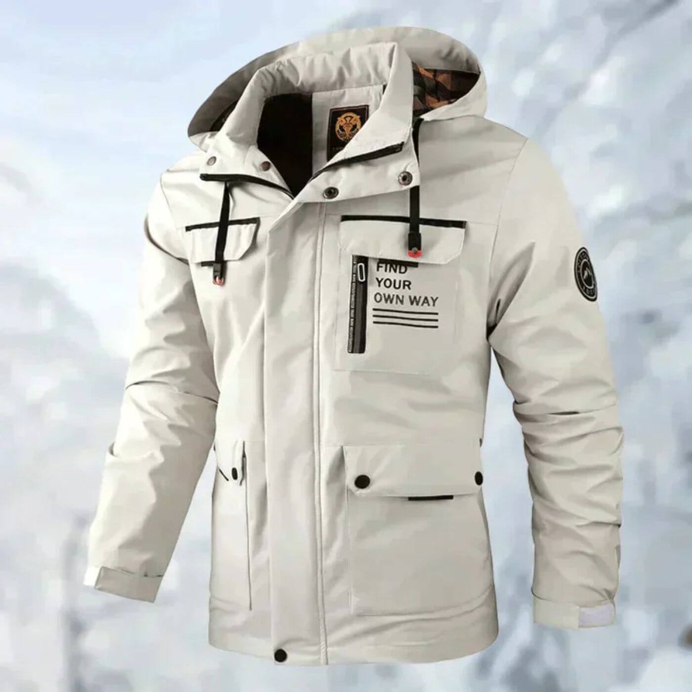 FYOW - Waterproof Men's Outdoor Jacket for Autumn & Winter